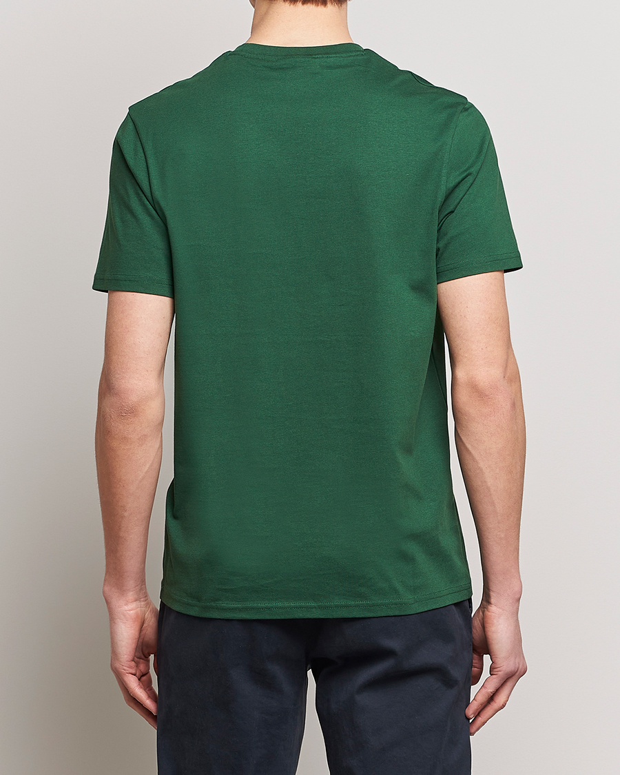 Mies | T-paidat | Lyle & Scott | Crew Neck Organic Cotton Tee English Green