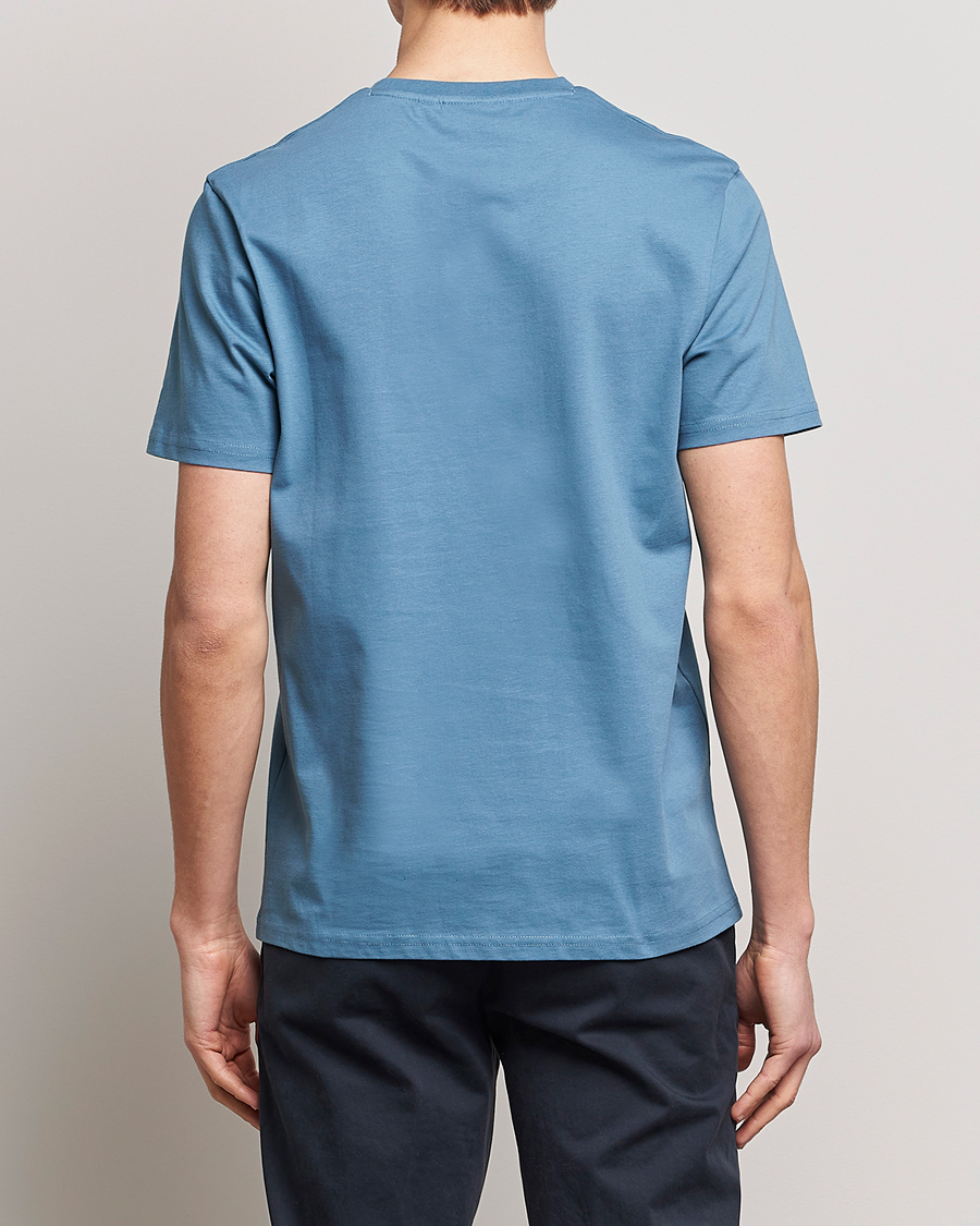 Mies | T-paidat | Lyle & Scott | Crew Neck Organic Cotton Tee Skipton Blue