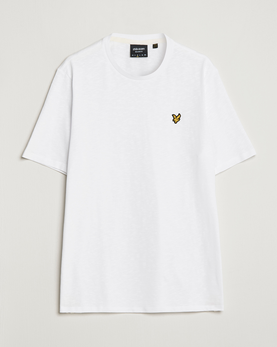 Mies | T-paidat | Lyle & Scott | Slub T-Shirt White