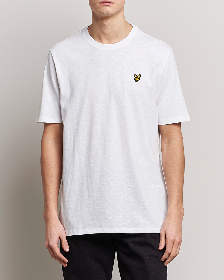 Mies | Valkoiset t-paidat | Lyle & Scott | Slub T-Shirt White