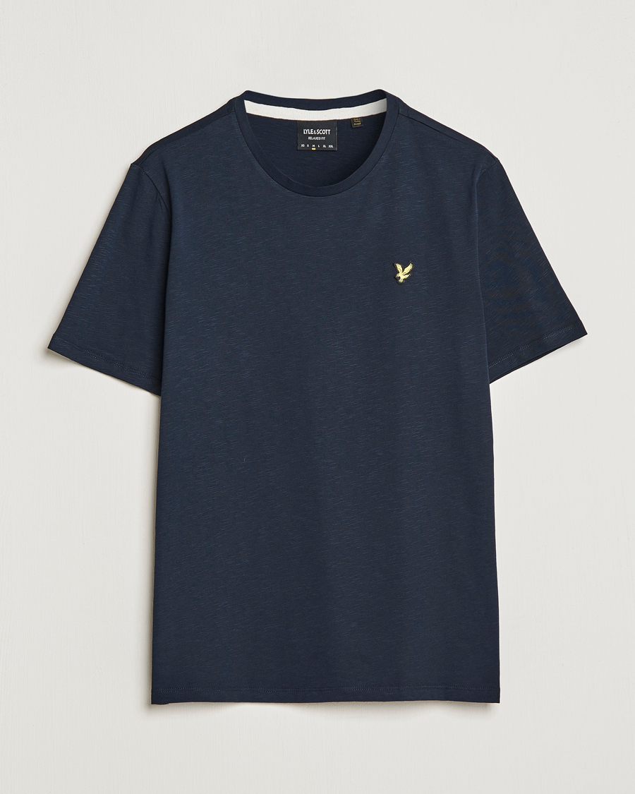 Mies | T-paidat | Lyle & Scott | Slub T-Shirt Dark Navy