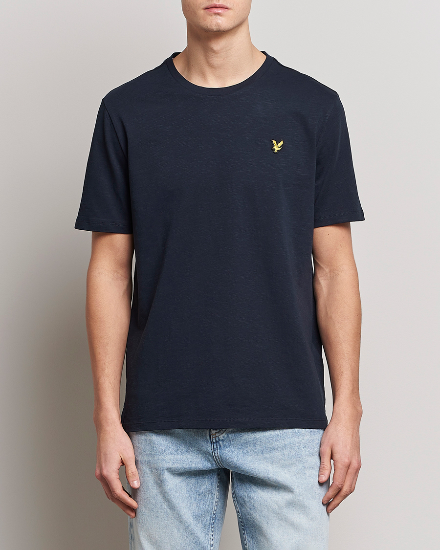 Mies | T-paidat | Lyle & Scott | Slub T-Shirt Dark Navy