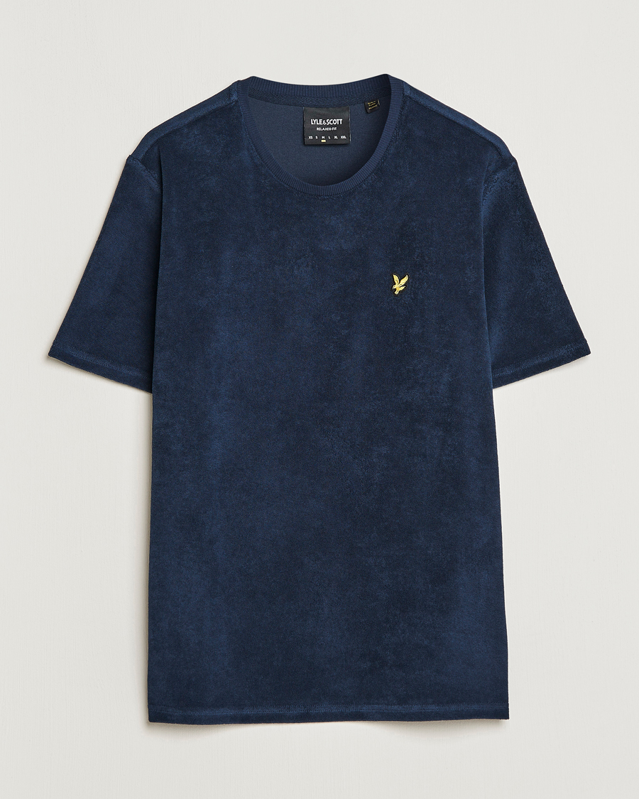 Mies | T-paidat | Lyle & Scott | Terry T-Shirt Dark Navy