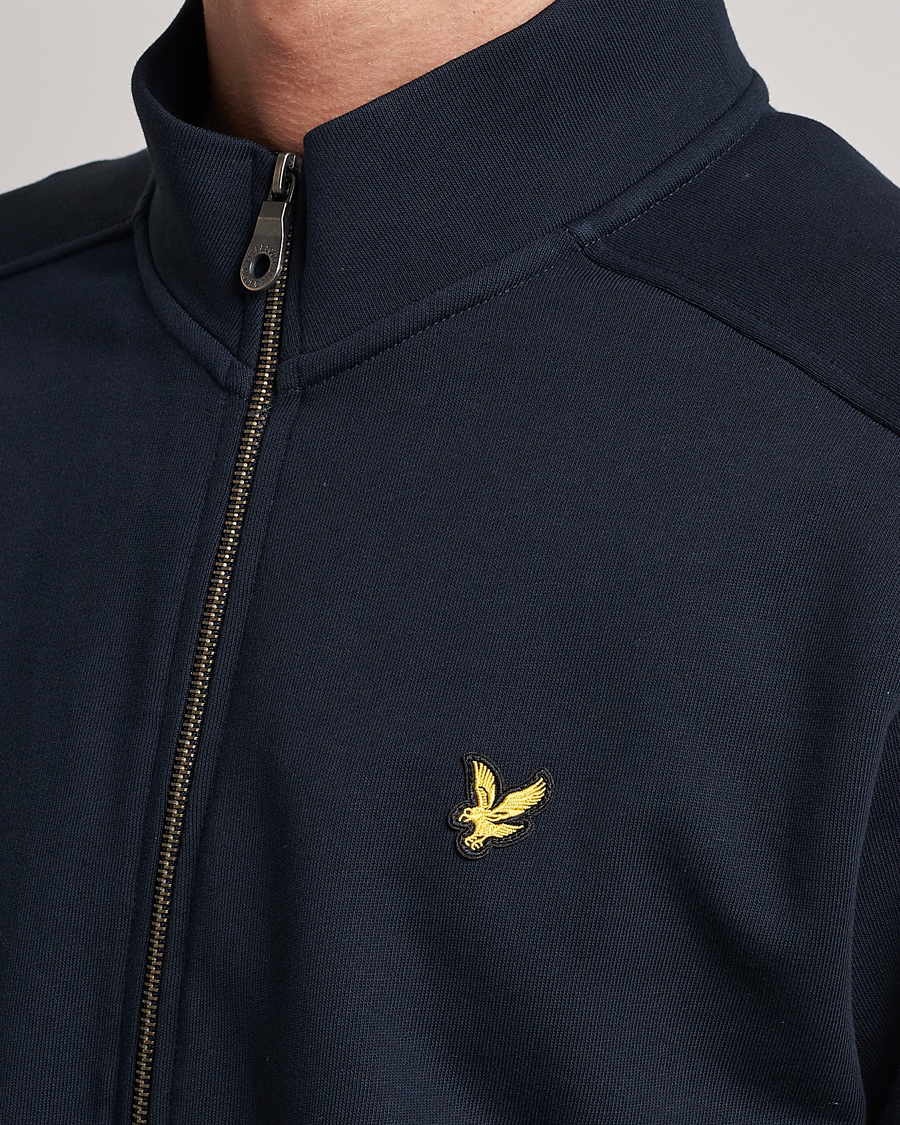 Mies | Puserot | Lyle & Scott | Track Full Zip Sweater Dark Navy