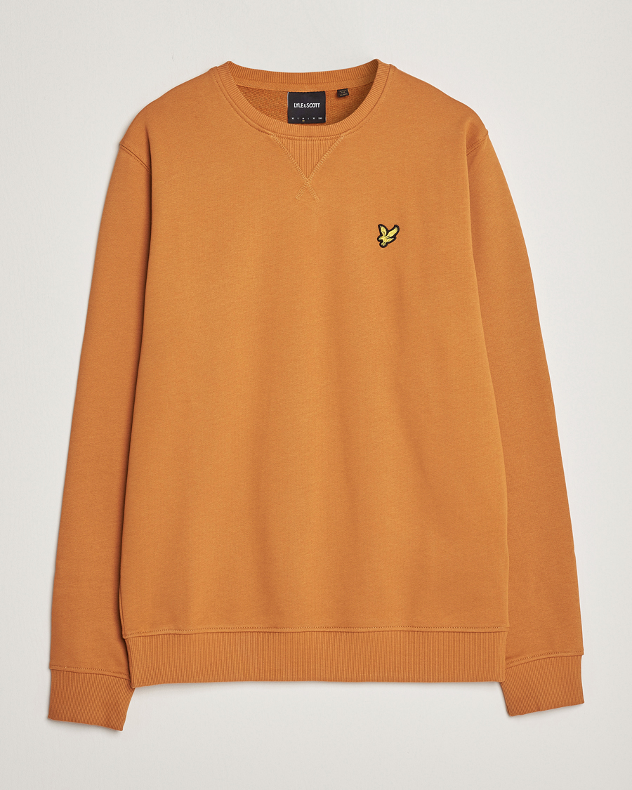 Mies | Puserot | Lyle & Scott | Crew Neck Cotton Sweatershirt Salt Burne