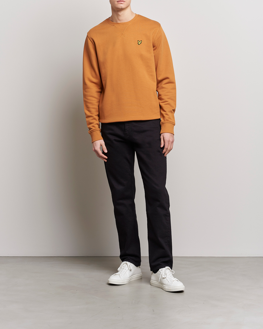 Mies | Puserot | Lyle & Scott | Crew Neck Cotton Sweatershirt Salt Burne