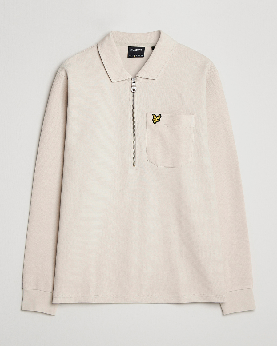 Mies | Puserot | Lyle & Scott | Crest Half Zip Sweater Cove