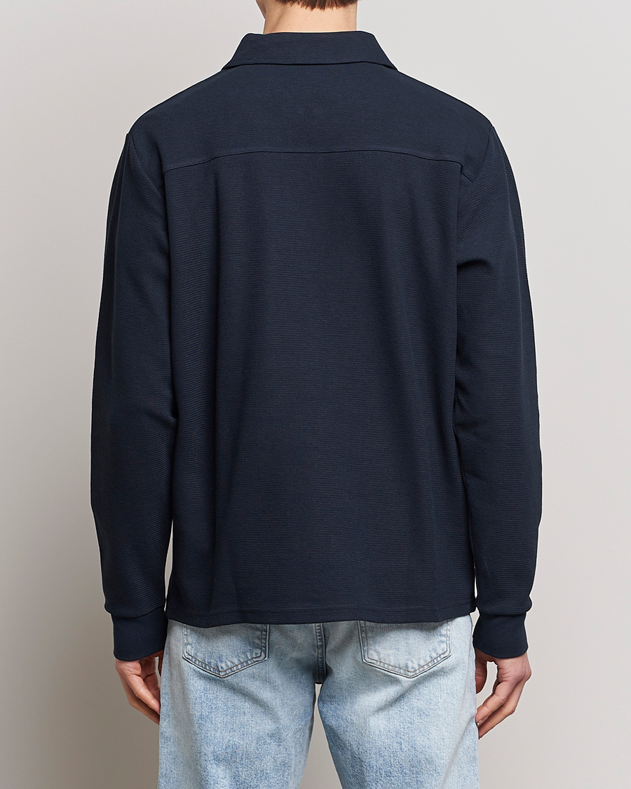 Mies | Puserot | Lyle & Scott | Crest Half Zip Sweater Dark Navy
