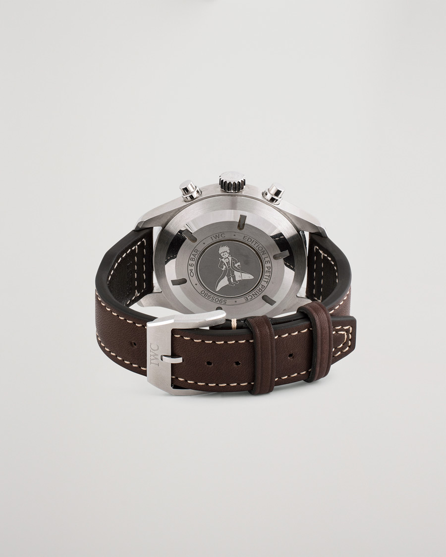 Mies | Pre-Owned & Vintage Watches | IWC Pre-Owned | Le Petit Prince Chronograph IW377714 Steel Blue