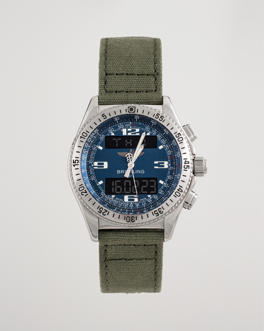 Mies | Pre-Owned & Vintage Watches | Breitling Pre-Owned | B-1 A68362 Steel Blue