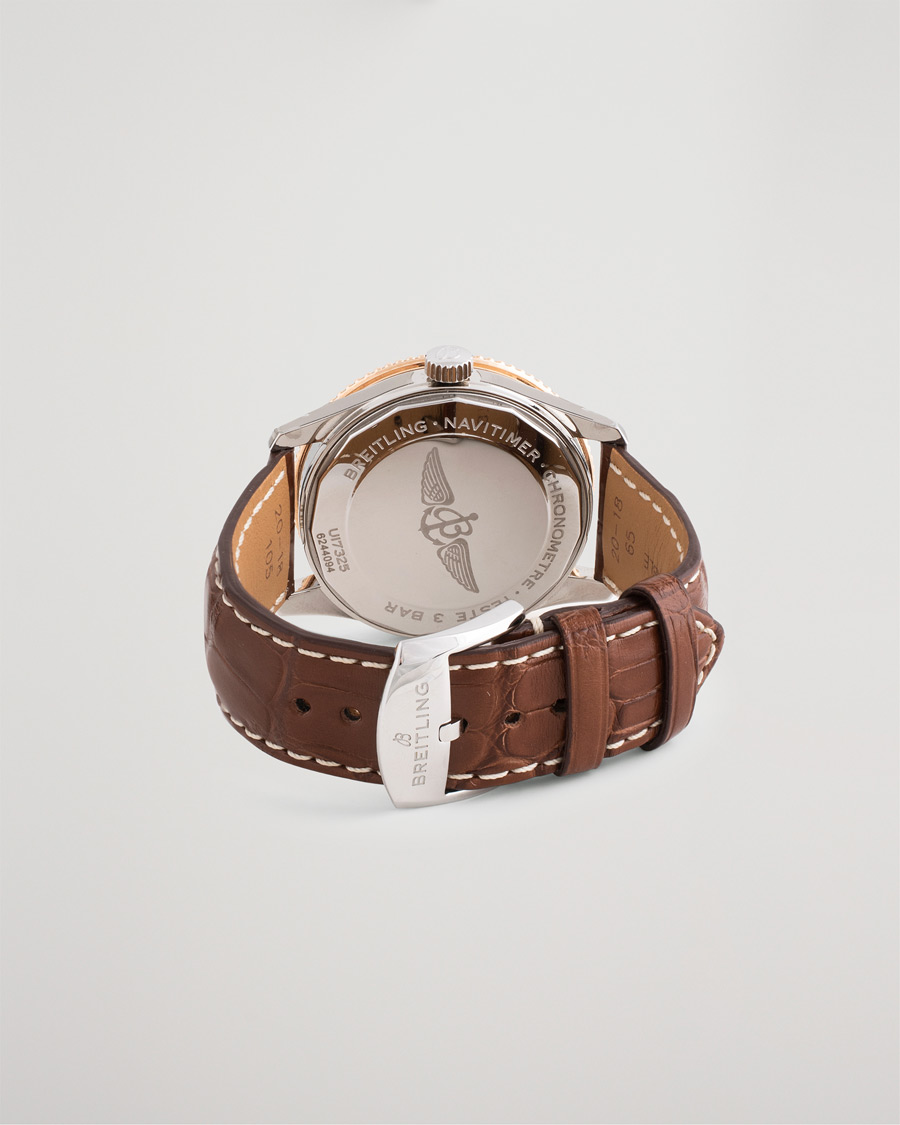 Mies | Pre-Owned & Vintage Watches | Breitling Pre-Owned | Navitimer38 U17325211G1P1 Steel White