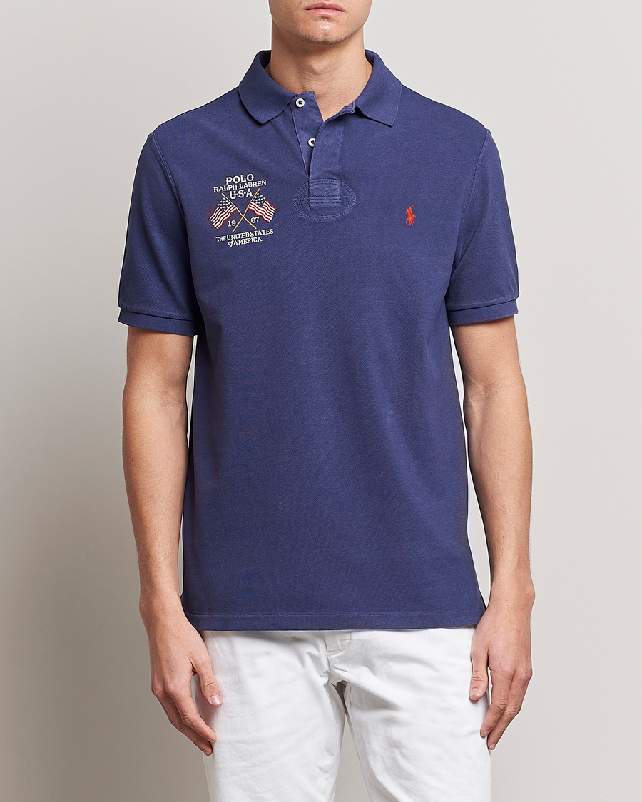 Mies |  | Polo Ralph Lauren | Classic Fit Flag Polo Boathouse Navy