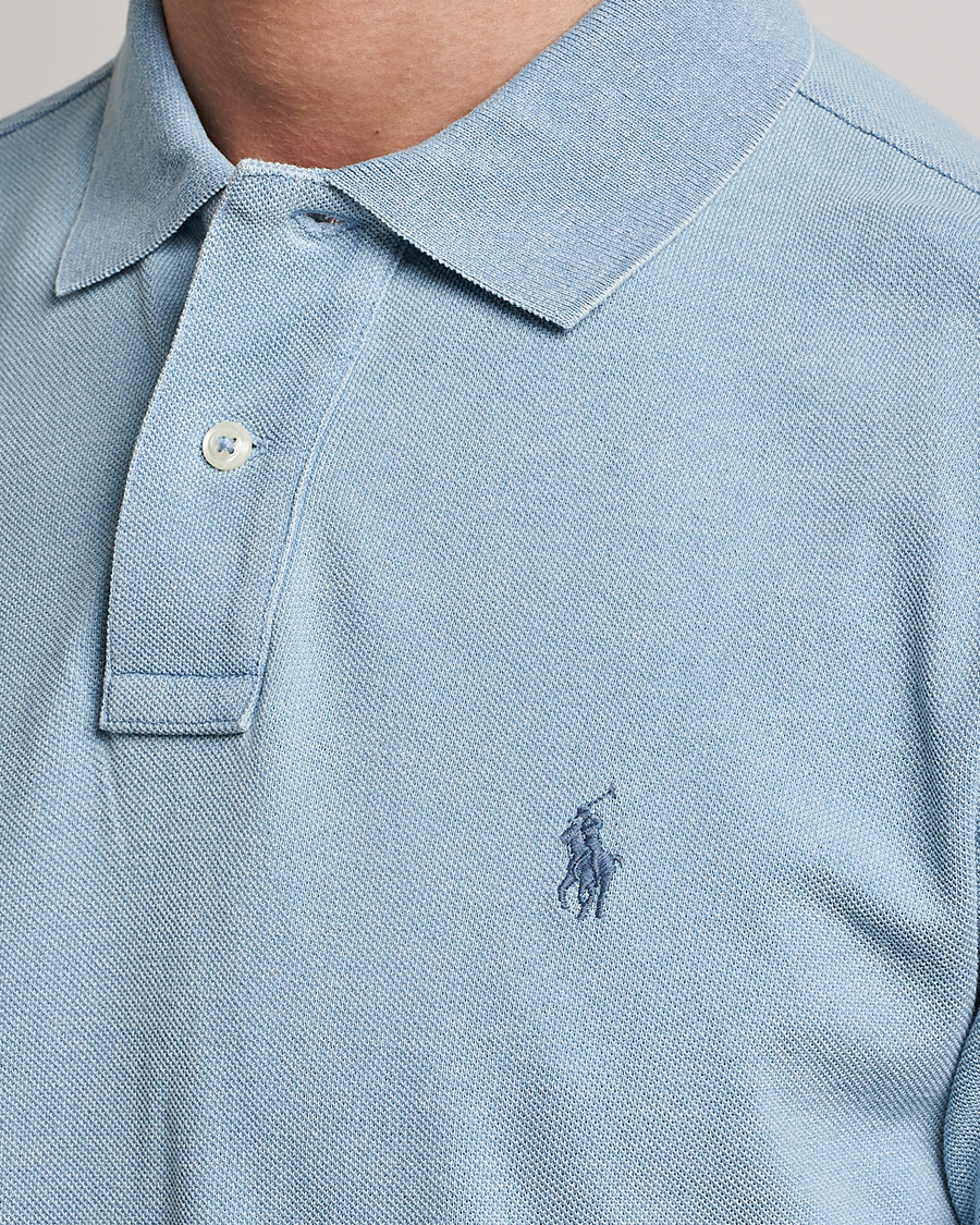 Mies | Pikeet | Polo Ralph Lauren | Custom Slim Fit Polo Light Indigo