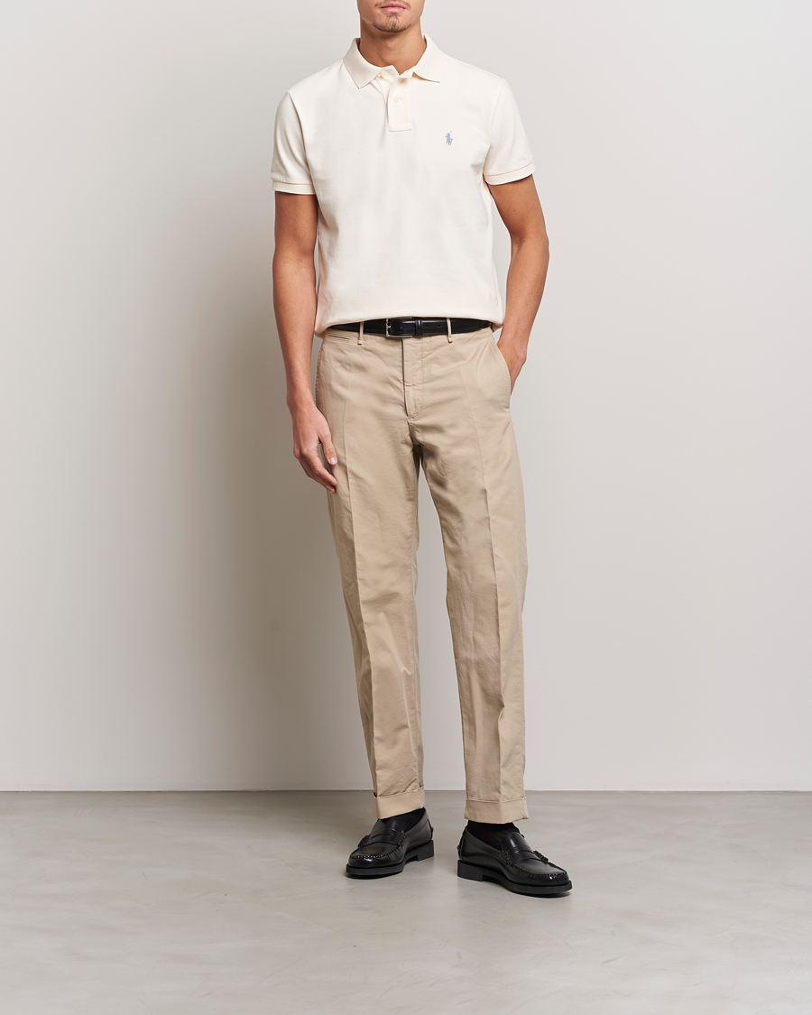 Mies | Pikeet | Polo Ralph Lauren | Custom Slim Fit Polo Guide Cream