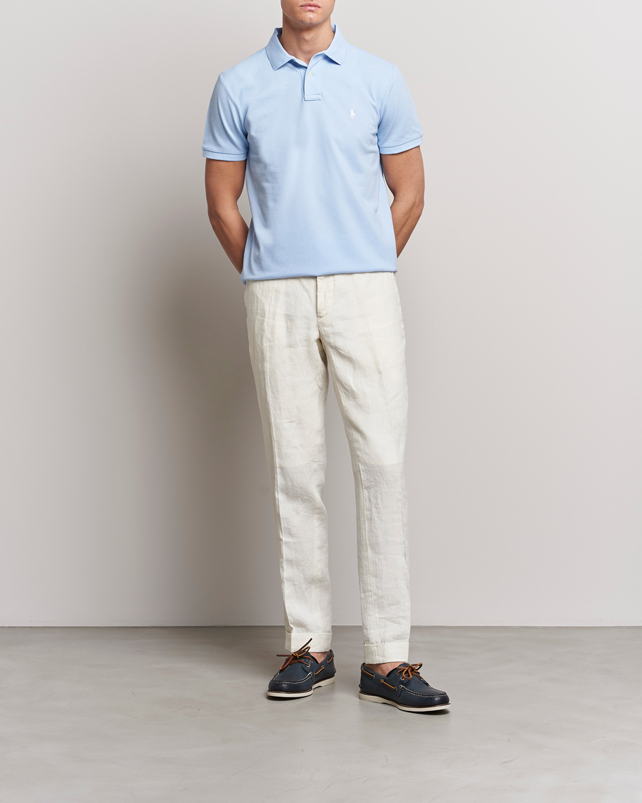 Mies | Pikeet | Polo Ralph Lauren | Custom Slim Fit Polo Office Blue