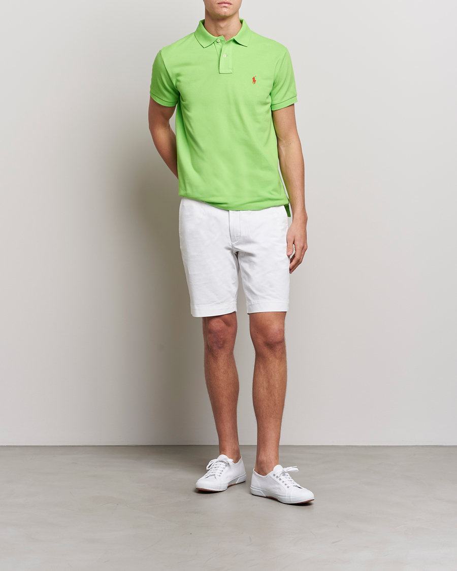 Mies | Pikeet | Polo Ralph Lauren | Custom Slim Fit Polo Kiwi Lime