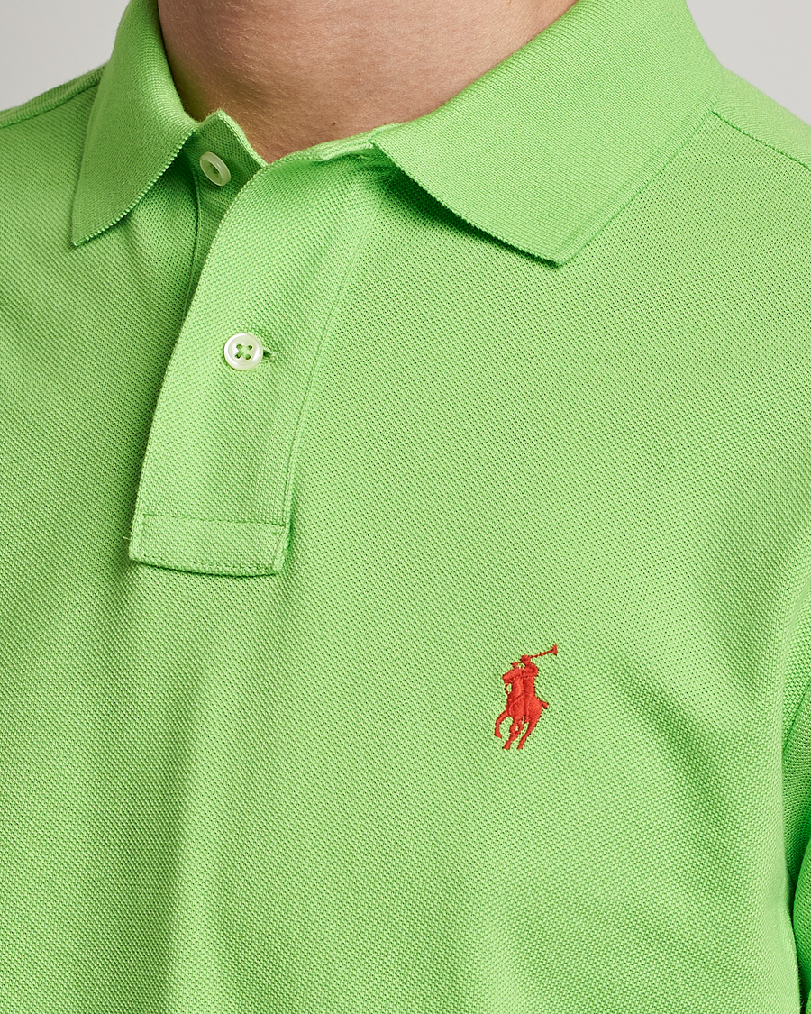 Mies | Pikeet | Polo Ralph Lauren | Custom Slim Fit Polo Kiwi Lime