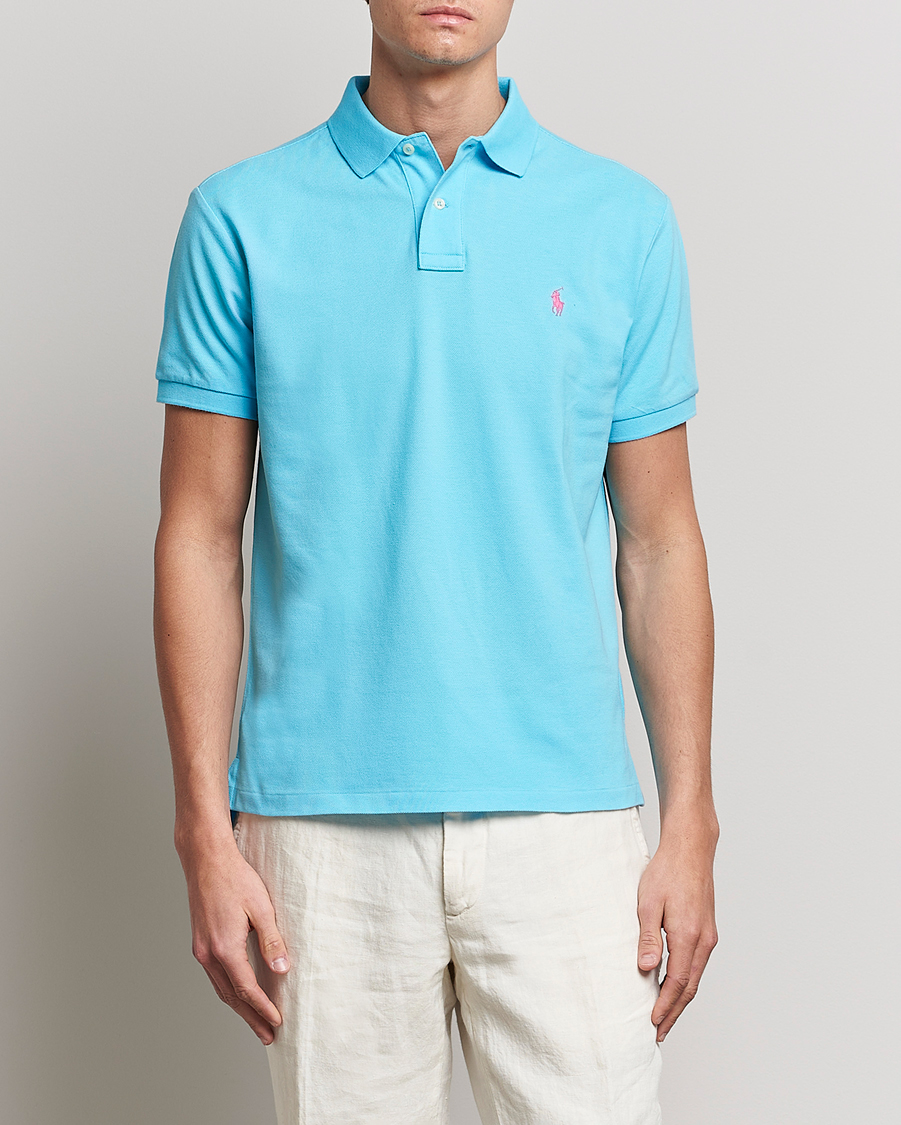 Mies |  | Polo Ralph Lauren | Custom Slim Fit Polo French Turqouise