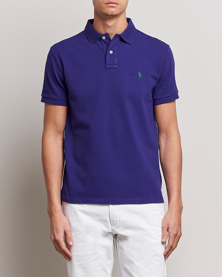 Mies |  | Polo Ralph Lauren | Custom Slim Fit Polo Chalet Purple