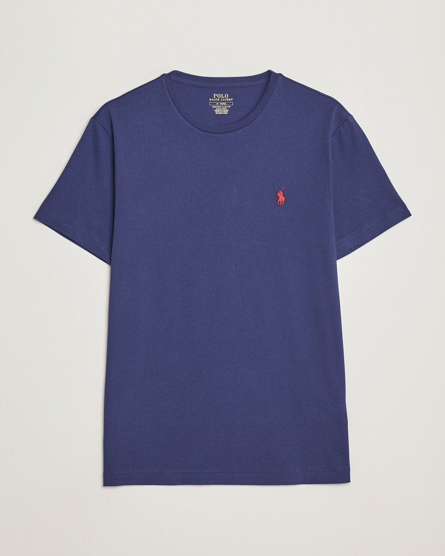 Mies | T-paidat | Polo Ralph Lauren | Crew Neck T-Shirt Boathouse Navy