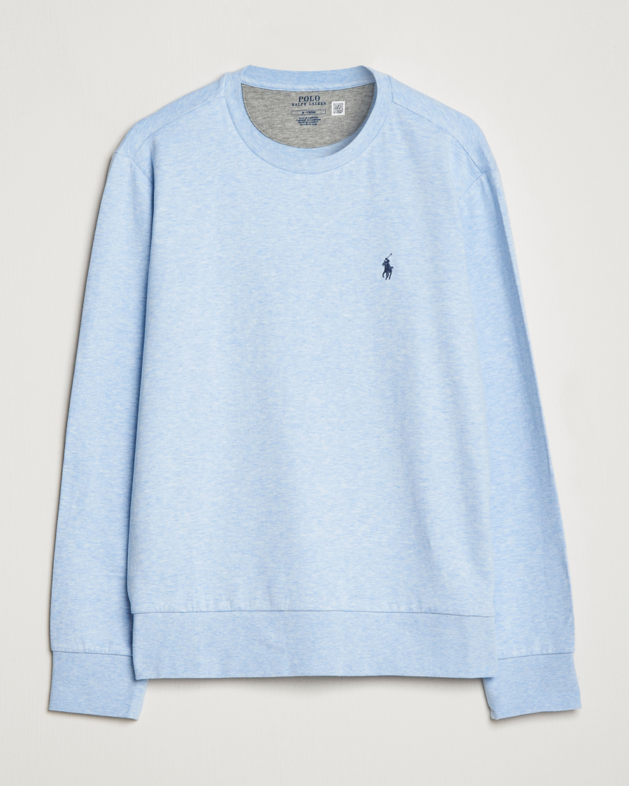 Mies | Puserot | Polo Ralph Lauren | Double Knitted Jersey Sweatshirt Elite Blue Heather