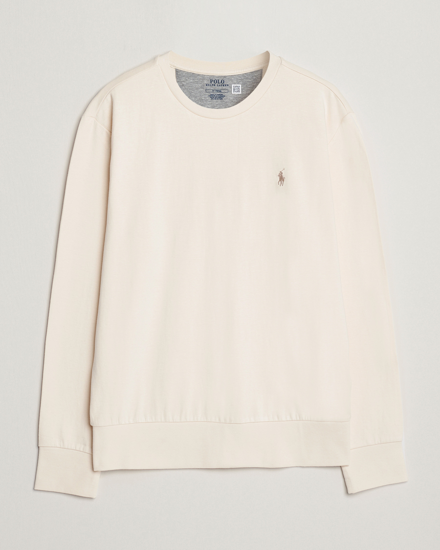 Mies | Collegepuserot | Polo Ralph Lauren | Double Knitted Jersey Sweatshirt Guide Cream