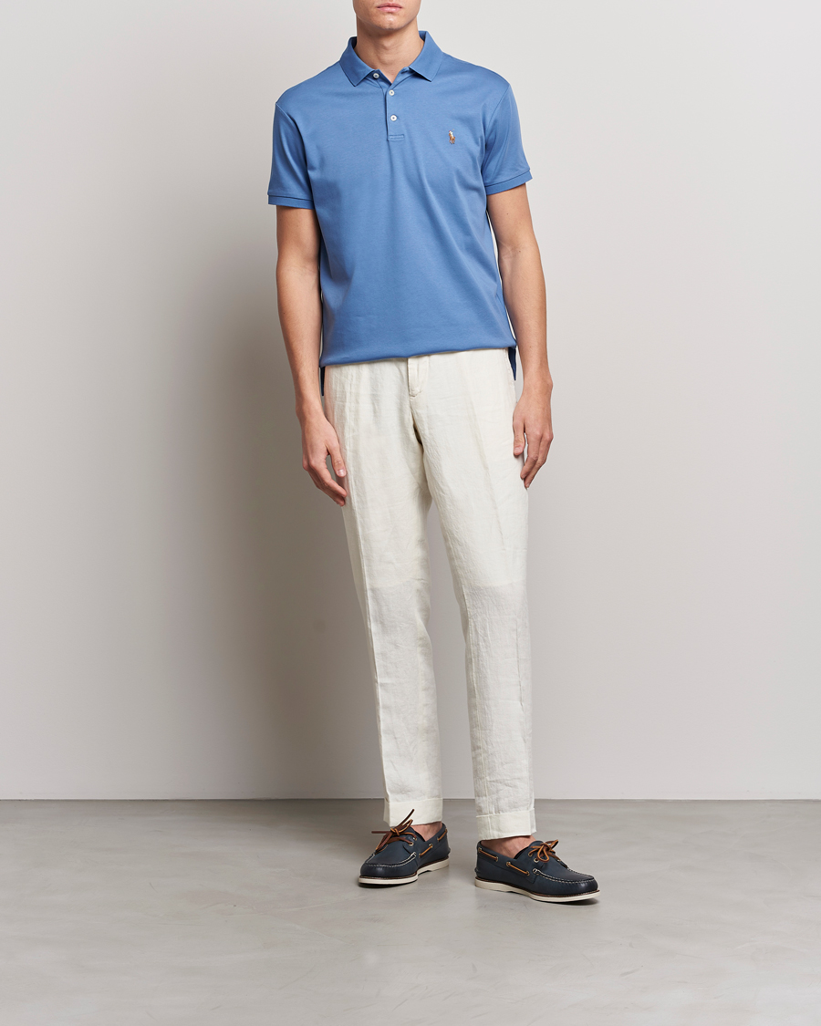 Mies | Pikeet | Polo Ralph Lauren | Luxury Pima Cotton Polo French Blue