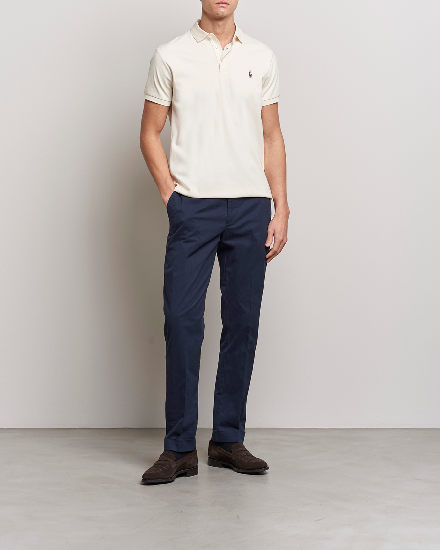 Mies | Pikeet | Polo Ralph Lauren | Luxury Pima Cotton Polo Guide Cream
