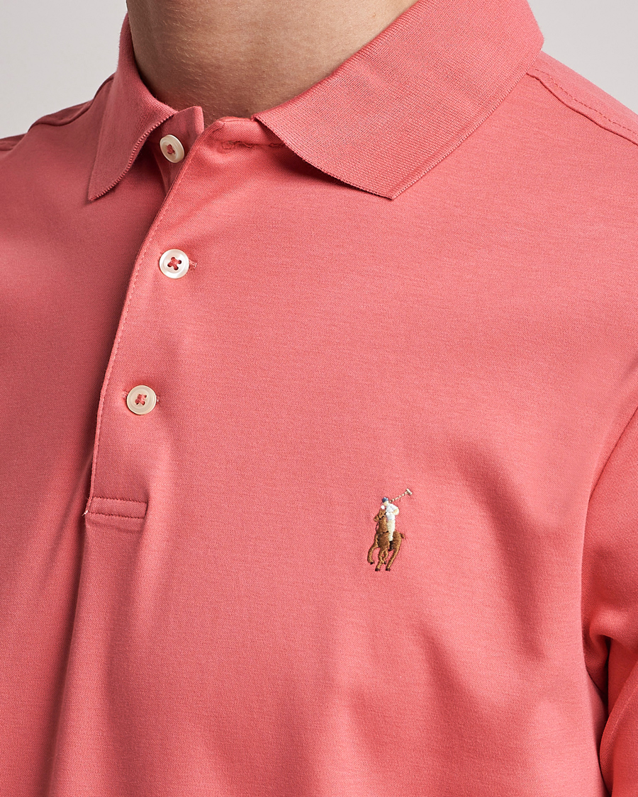 Mies | Pikeet | Polo Ralph Lauren | Luxury Pima Cotton Polo Red Sky