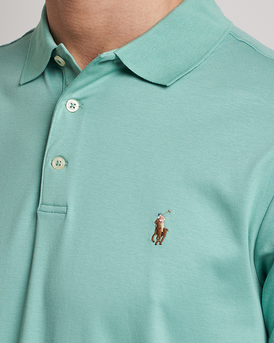Mies | Pikeet | Polo Ralph Lauren | Luxury Pima Cotton Polo Essex Green