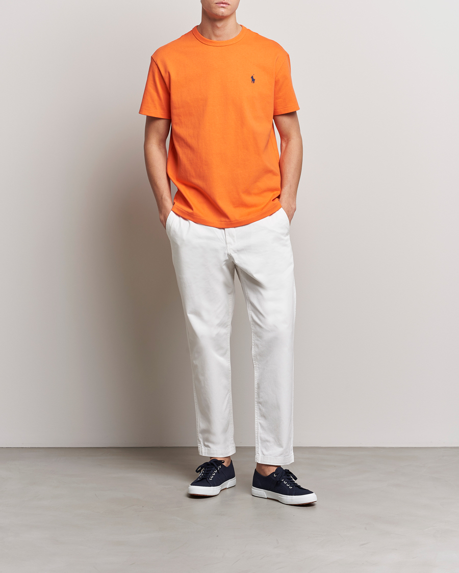 Mies | T-paidat | Polo Ralph Lauren | Heavyweight Crew Neck T-Shirt Orange