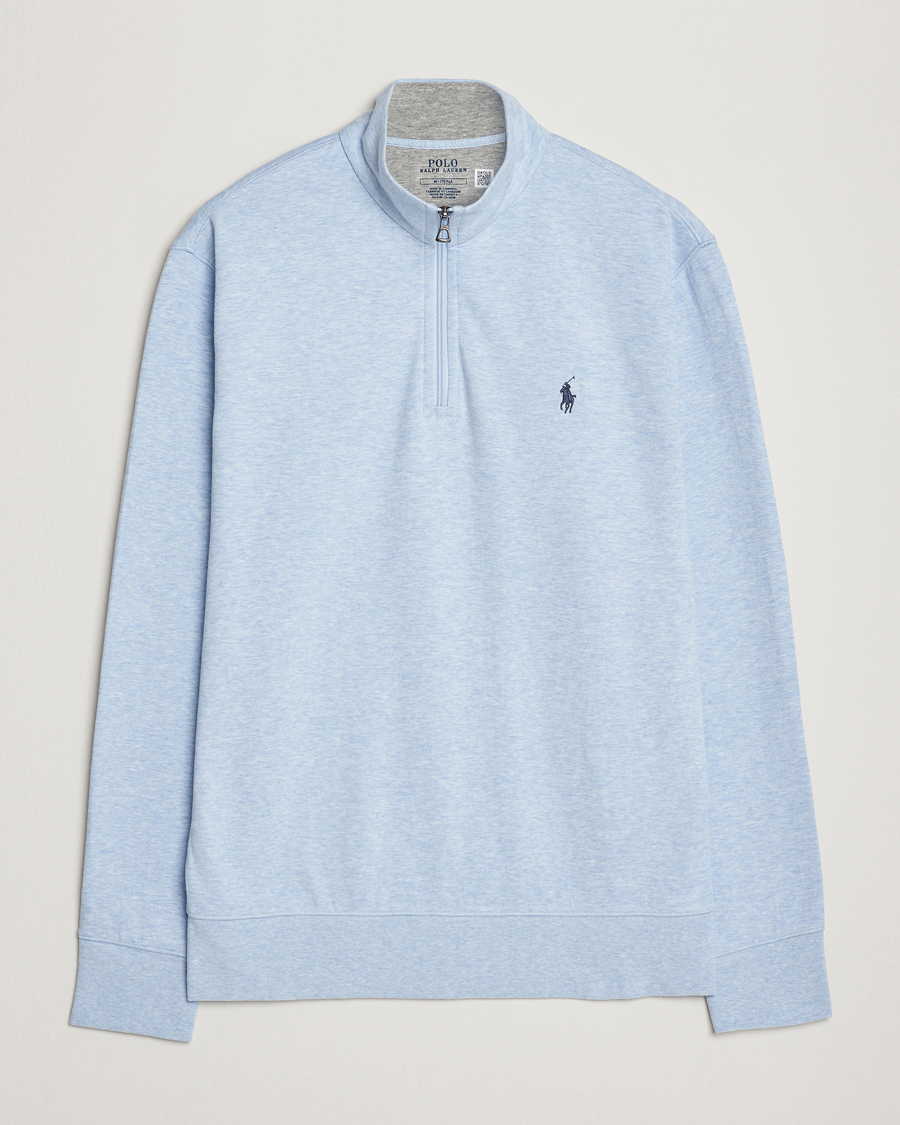 Mies | Puserot | Polo Ralph Lauren | Tech Double Knit Half Zip Office Blue Heather