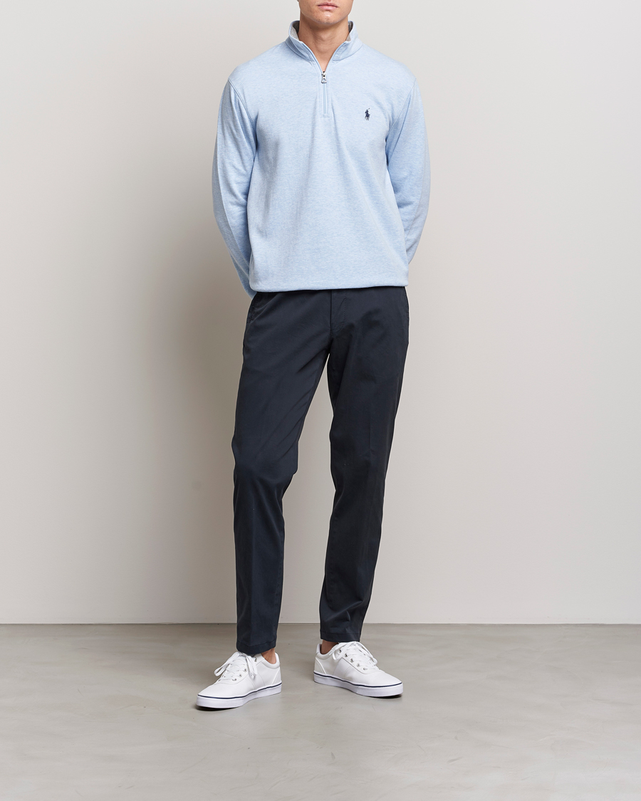 Mies | Puserot | Polo Ralph Lauren | Tech Double Knit Half Zip Office Blue Heather