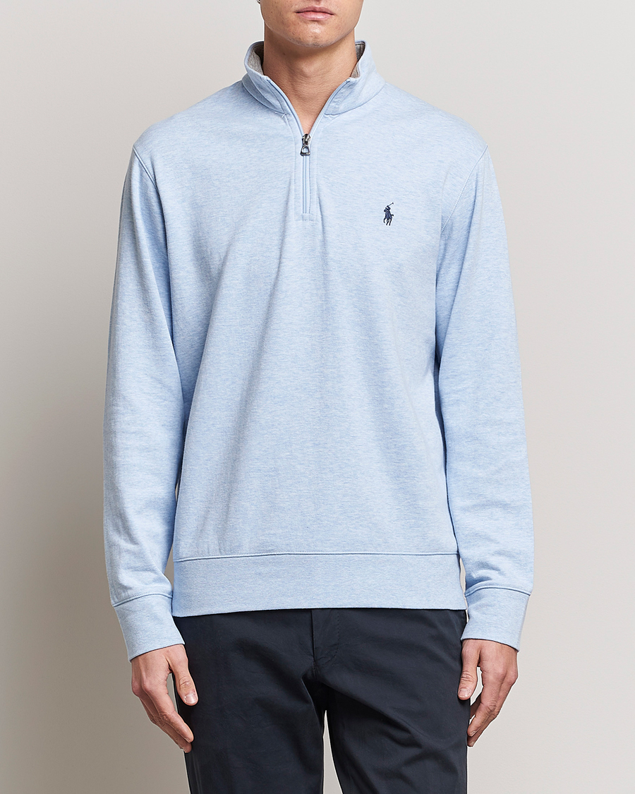 Mies | Puserot | Polo Ralph Lauren | Tech Double Knit Half Zip Office Blue Heather