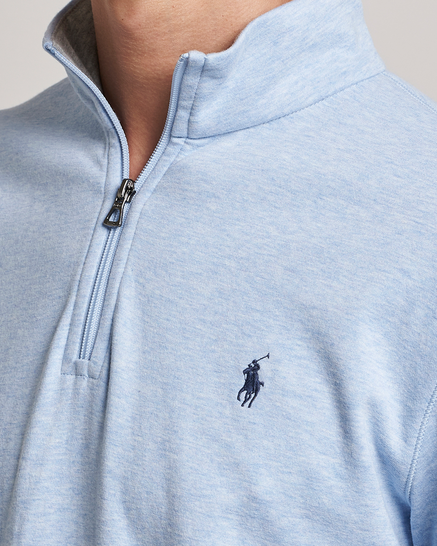 Mies | Puserot | Polo Ralph Lauren | Tech Double Knit Half Zip Office Blue Heather