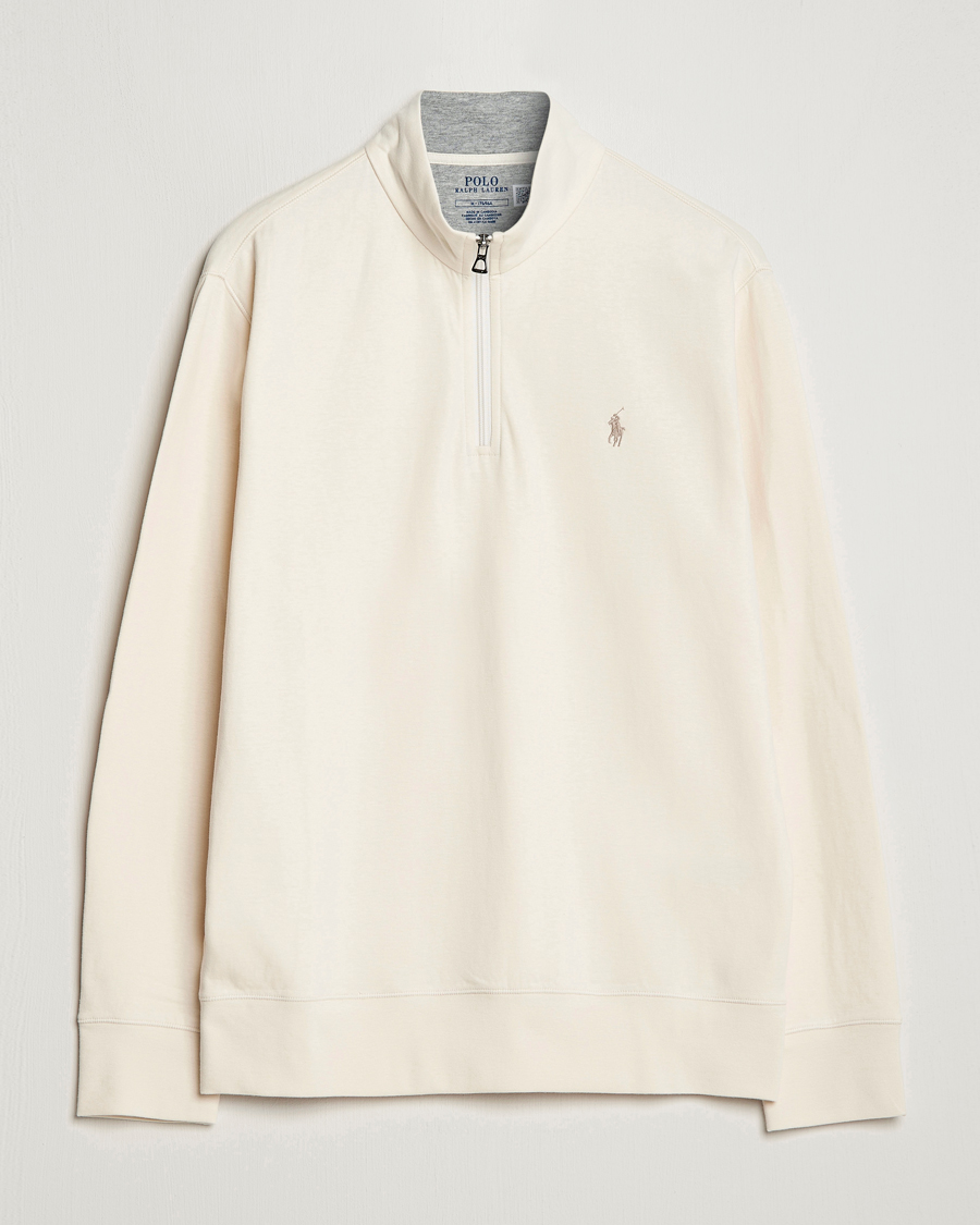 Mies | Puserot | Polo Ralph Lauren | Tech Double Knit Half Zip Guide Cream