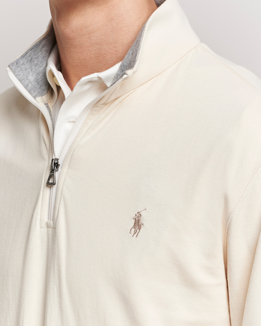 Mies | Puserot | Polo Ralph Lauren | Tech Double Knit Half Zip Guide Cream