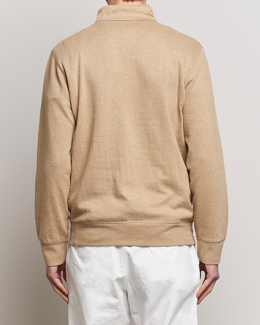Mies | Puserot | Polo Ralph Lauren | Tech Double Knit Half Zip Luxury Tan Heather