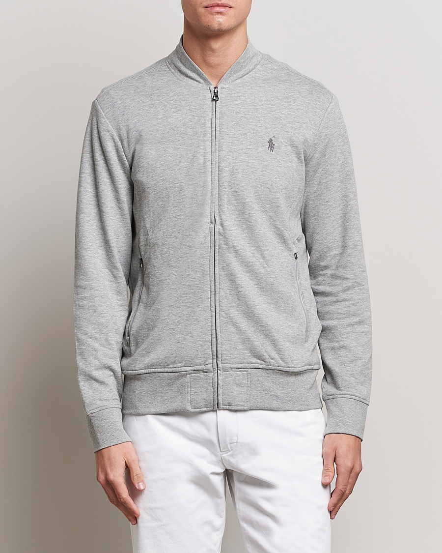 Mies |  | Polo Ralph Lauren | Double Knit Full-Zip Sweater Andover Heather