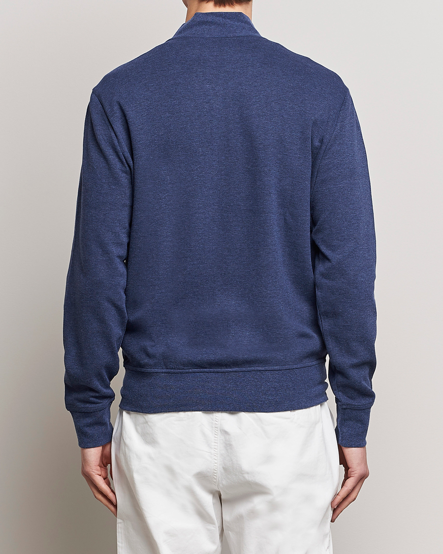 Mies | Puserot | Polo Ralph Lauren | Double Knit Full-Zip Sweater Spring Navy Heather