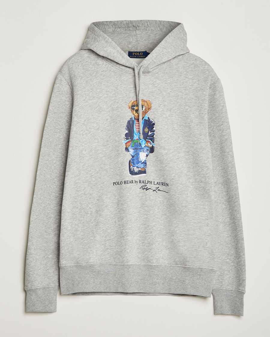 Mies | Puserot | Polo Ralph Lauren | Printed Regatta Bear Hoodie Andover Heather