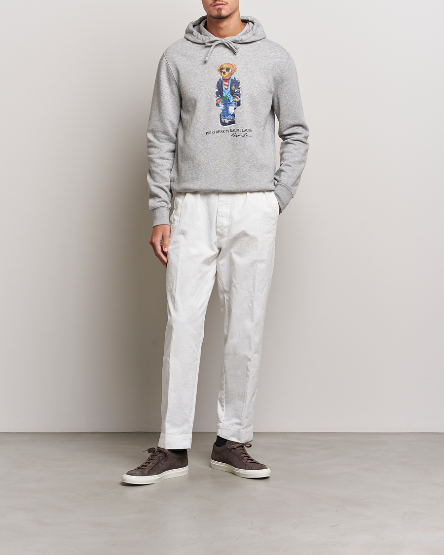 Mies | Puserot | Polo Ralph Lauren | Printed Regatta Bear Hoodie Andover Heather