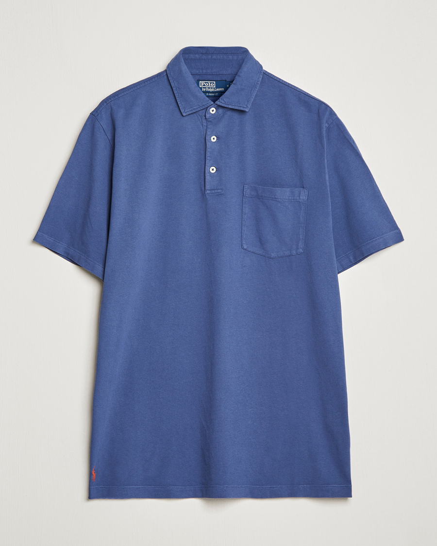Mies | Pikeet | Polo Ralph Lauren | Cotton/Linen Polo Boathouse Navy