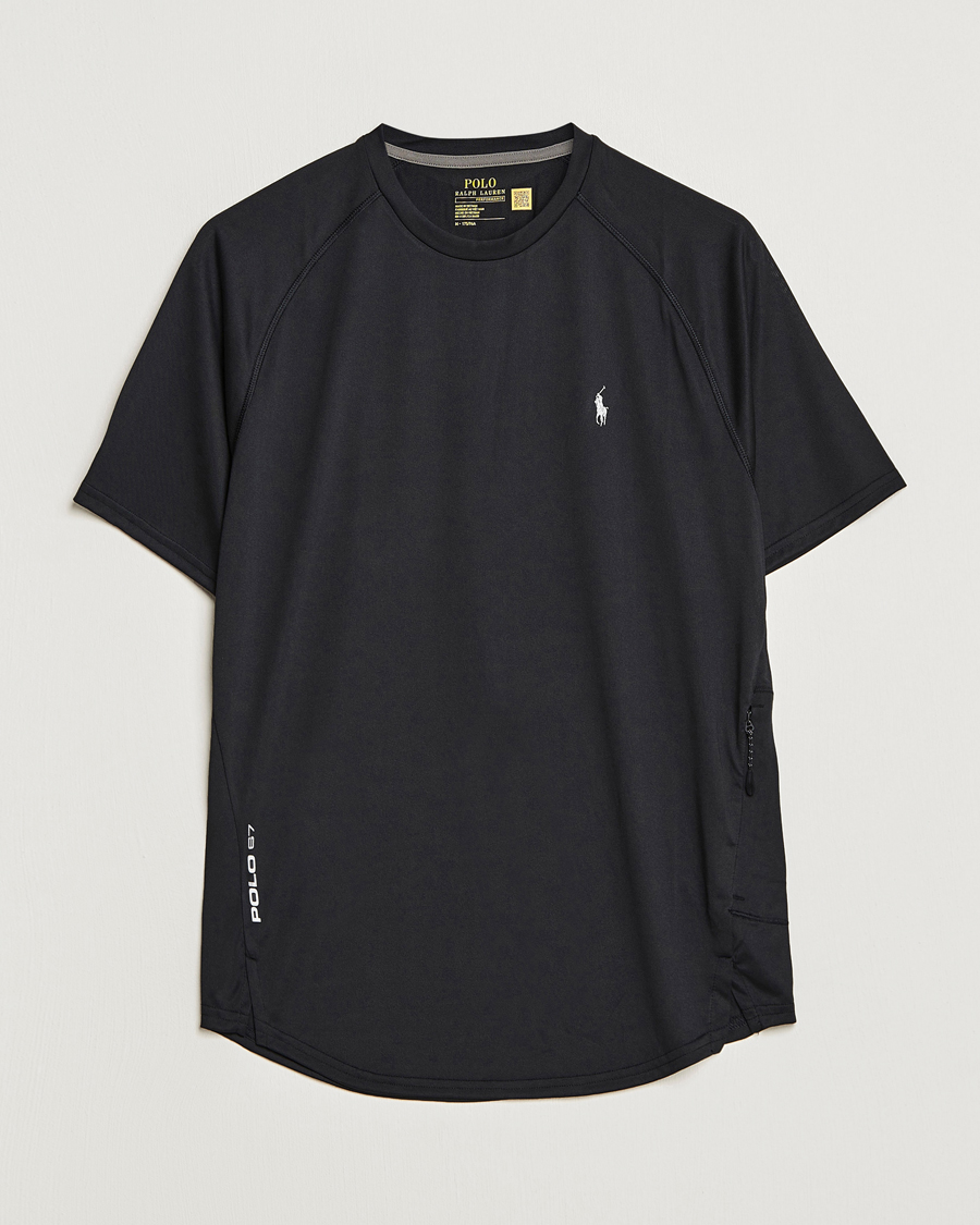 Mies | T-paidat | Polo Ralph Lauren | Performance Jersey Crew Neck T-Shirt Black