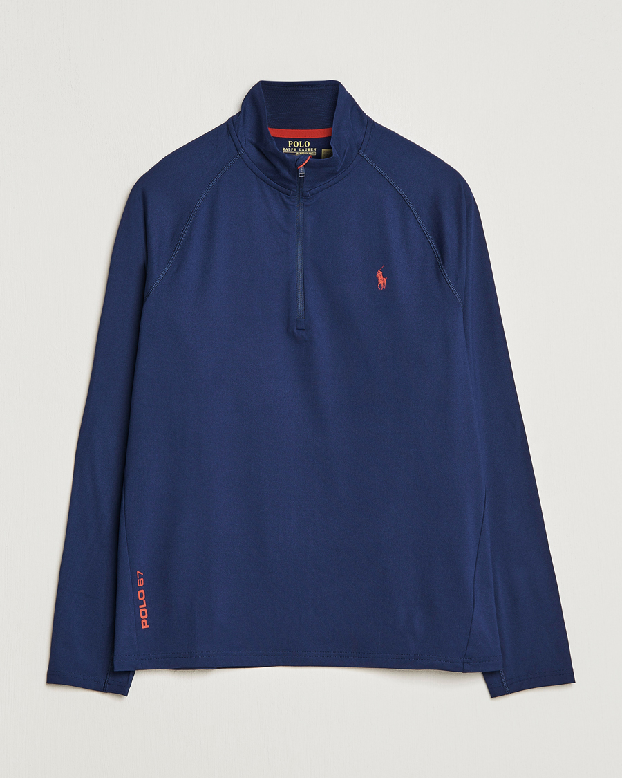 Mies | Puserot | Polo Ralph Lauren | Performance Jersey Half-Zip Newport Navy