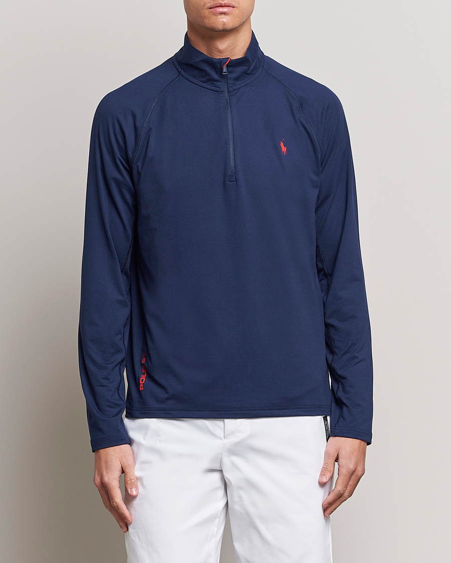 Mies | Puserot | Polo Ralph Lauren | Performance Jersey Half-Zip Newport Navy
