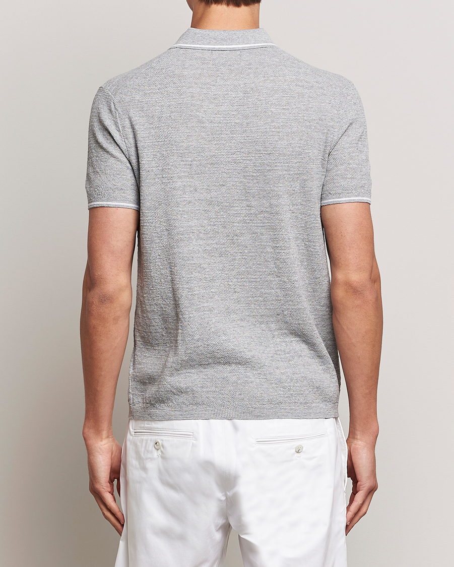 Mies | Pikeet | Polo Ralph Lauren | Cotton/Linen Textured Polo Andover Heather