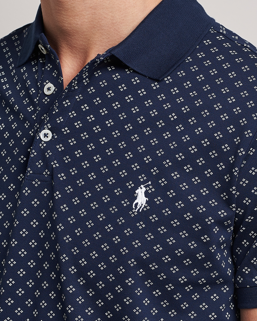 Mies | Pikeet | Polo Ralph Lauren | Custom Slim Fit Diamond Dots Polo Newport Navy