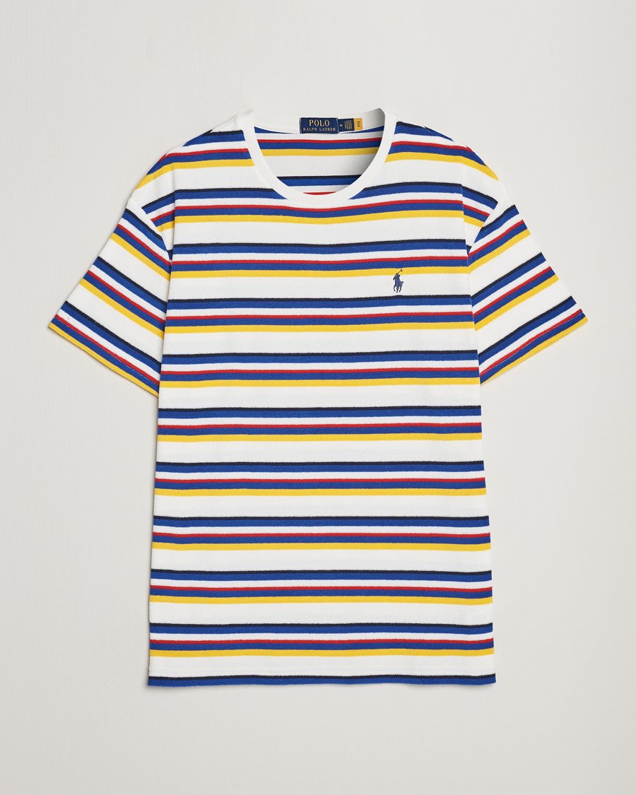 Mies | Terry | Polo Ralph Lauren | Cotton Terry Striped T-Shirt Multi