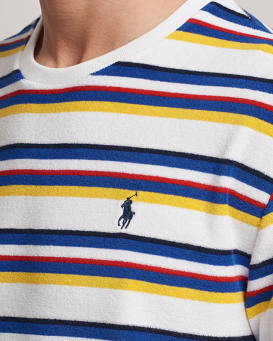 Mies | T-paidat | Polo Ralph Lauren | Cotton Terry Striped T-Shirt Multi